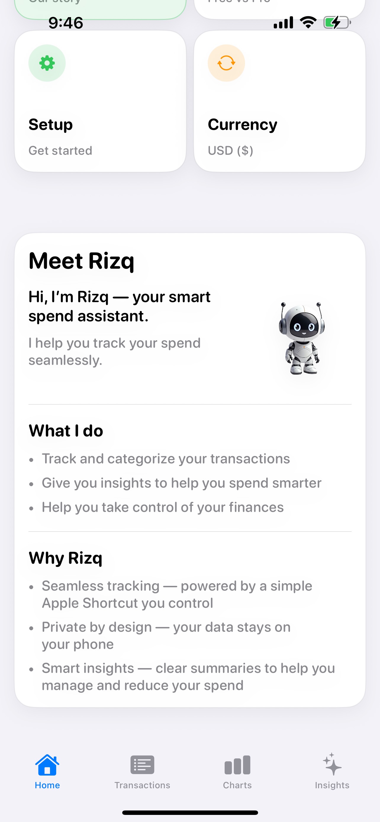 Screenshot 4 of Rizq: Spend Tracker