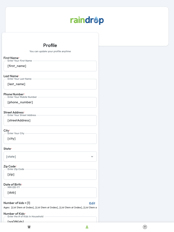 RainDrop - Free Resources iPad screenshot 1 - Health & Fitness app