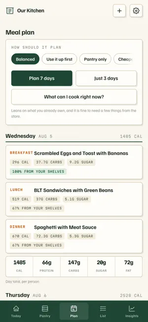 Mealbudget: Pantry to Plate screenshot 2