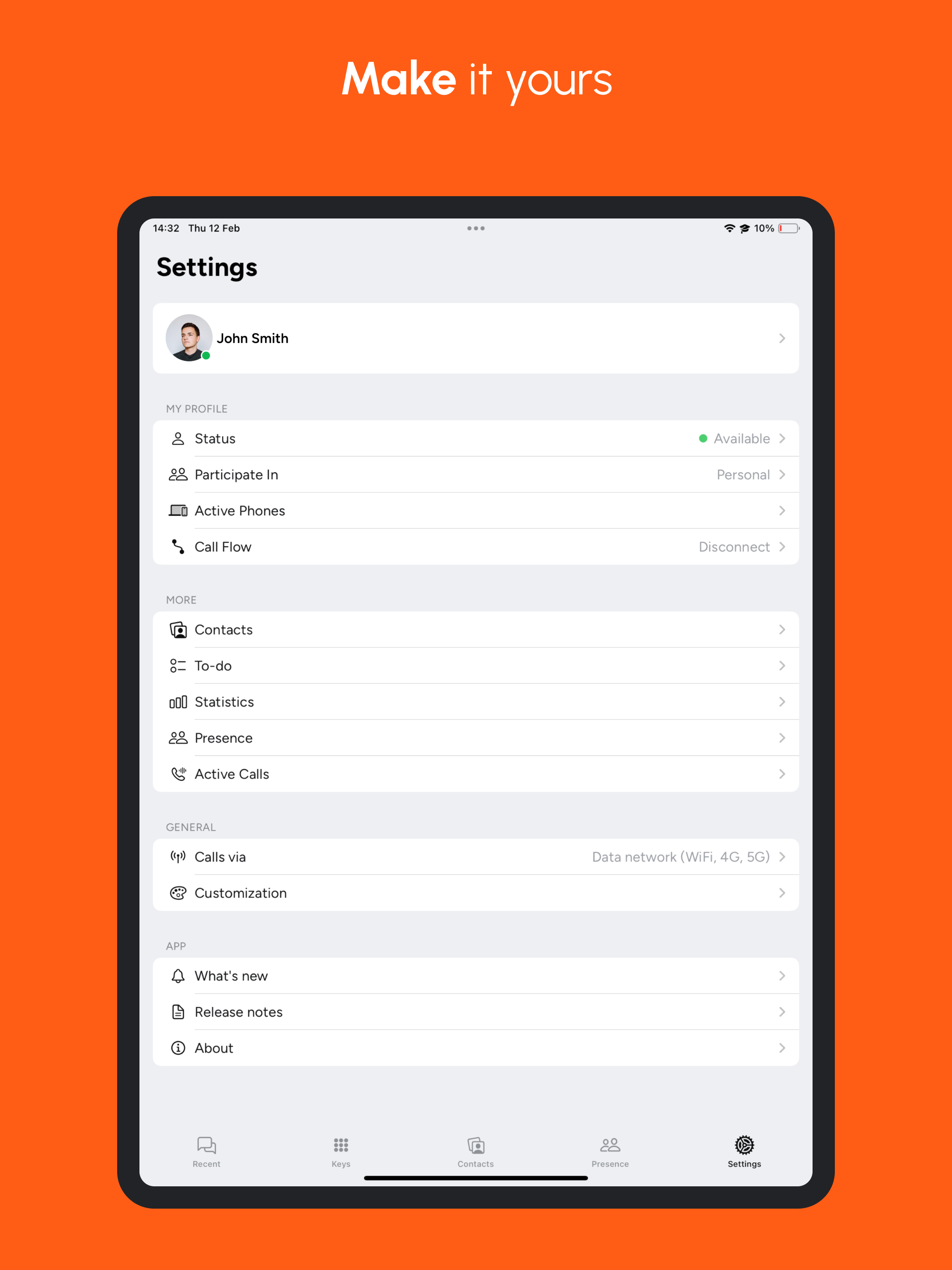 Xelion screenshot 11