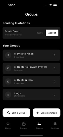 Prayer Groups Screenshot 1 of 3
