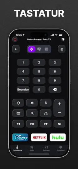 Screenshot von Universelle TV-Fernbedienung auf dem iPhone 6