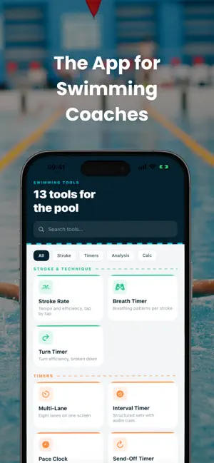 Swimming Coach Set Builder screenshot 1