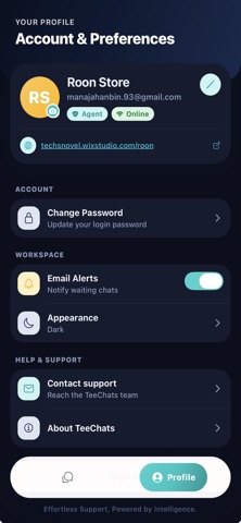 Teechats screenshot