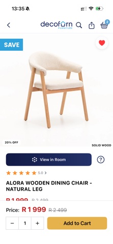 Decofurn Furniture iPhone screenshot 2