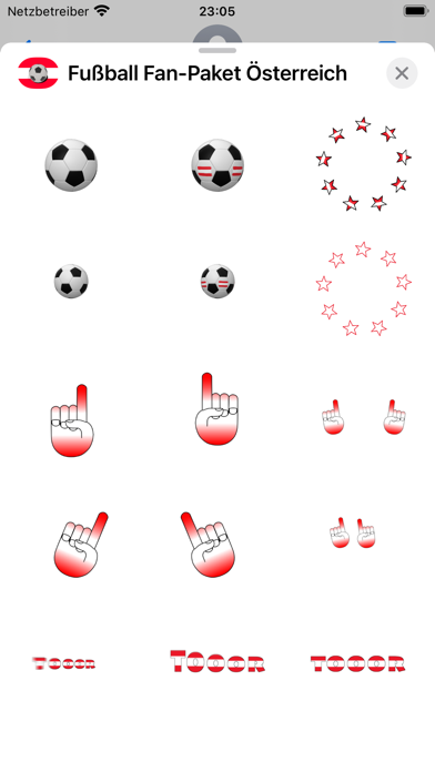 Screenshot #1 pour Fußball Fan-Paket Österreich