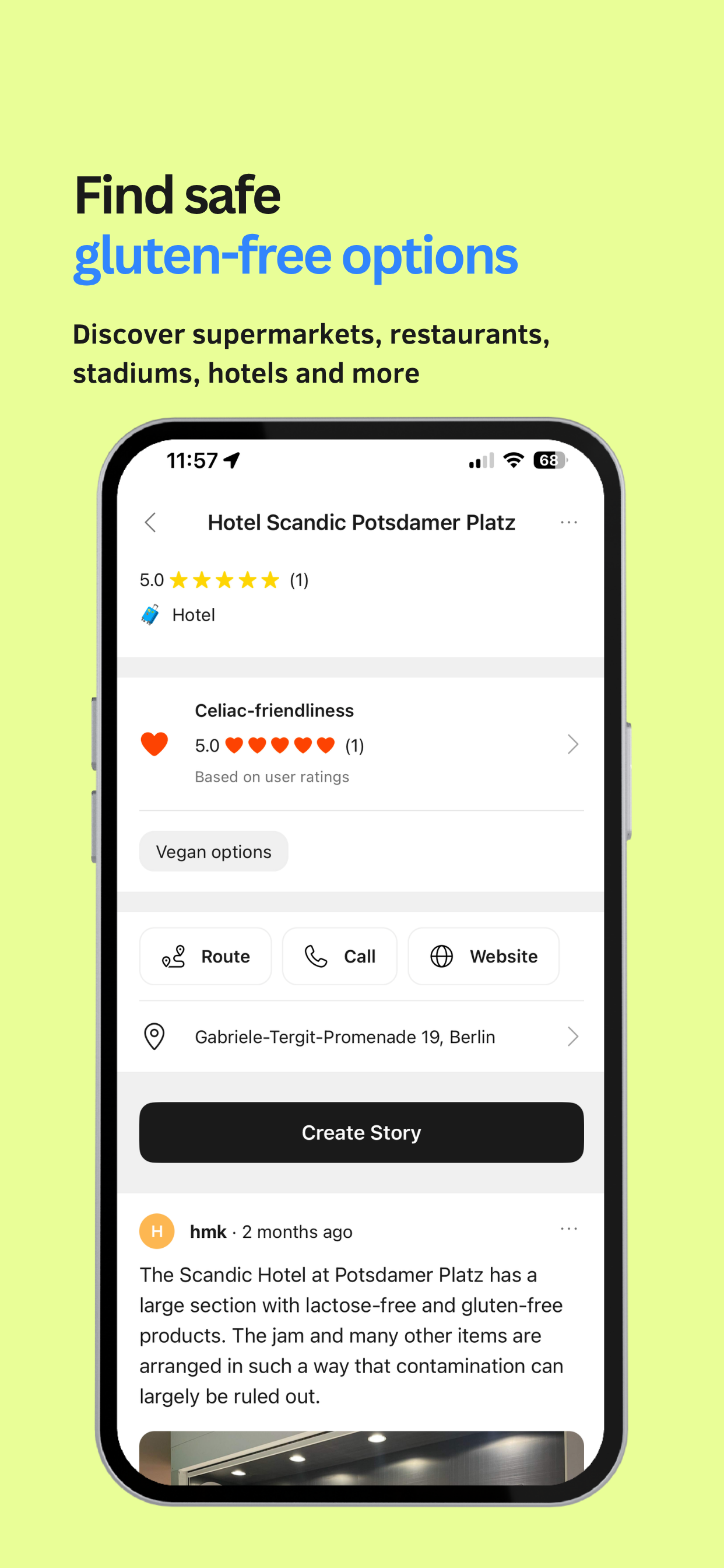 FoodQuest: Eat Gluten-free screenshot 3
