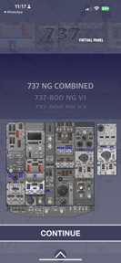 737 Virtual Panel screenshot