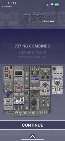 737 Virtual Panel screenshot