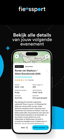 Fietssport routes & events iPhone screenshot 4