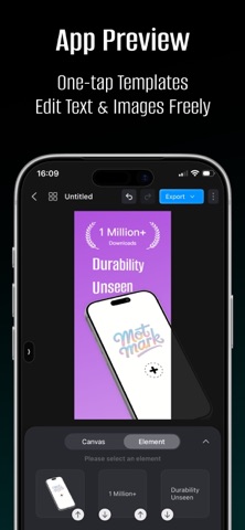 MotMark - 3D Mockup Video iPhone screenshot