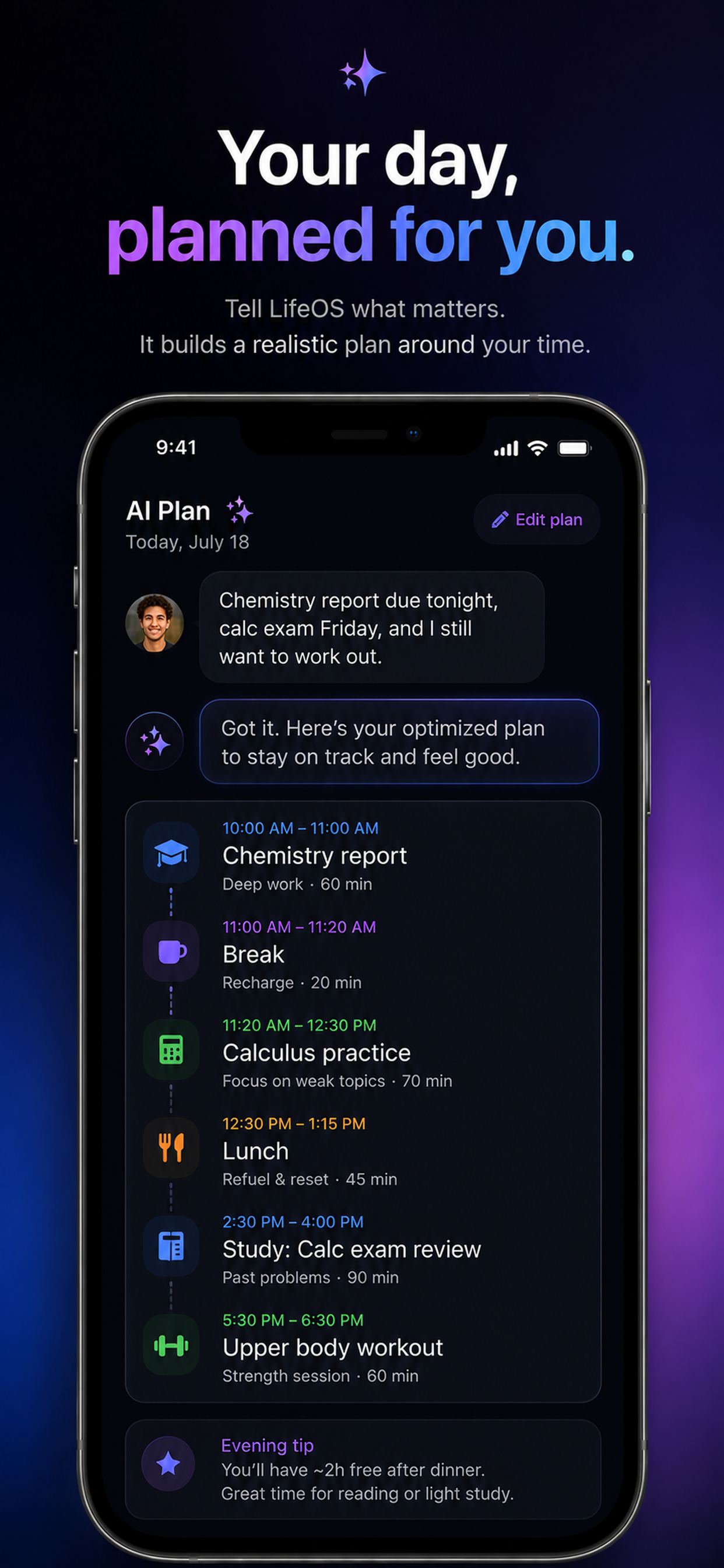 LifeOS: AI Life Manager screenshot 3