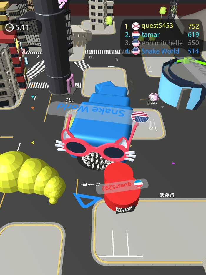 Snake World io - Eat The City