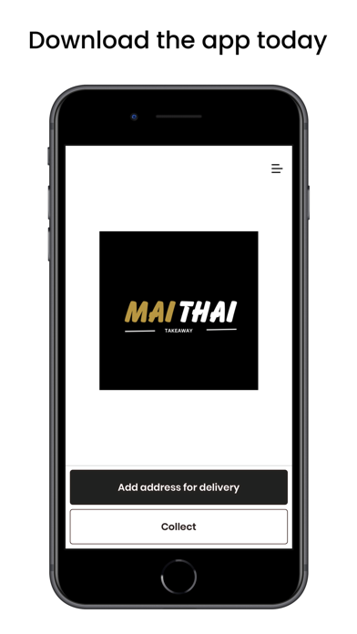 Mai Thai Restaurant App Screenshot