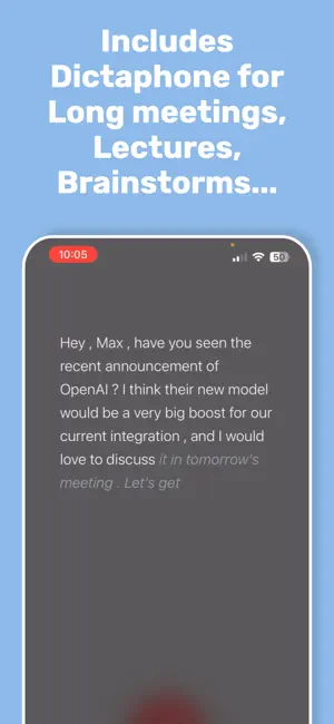 WriteVoice: Dictation & Notes screenshot 4