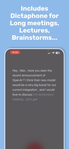 WriteVoice: Dictation & Notes screenshot