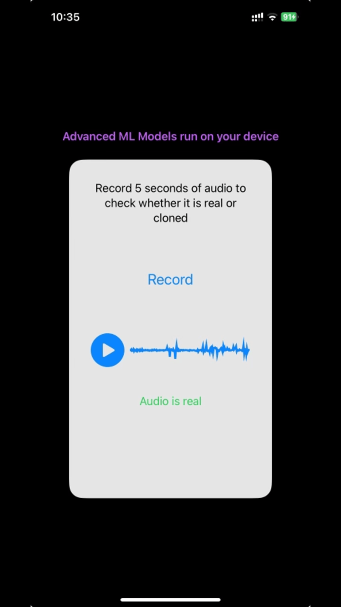 TruSpeaker - AI Detector