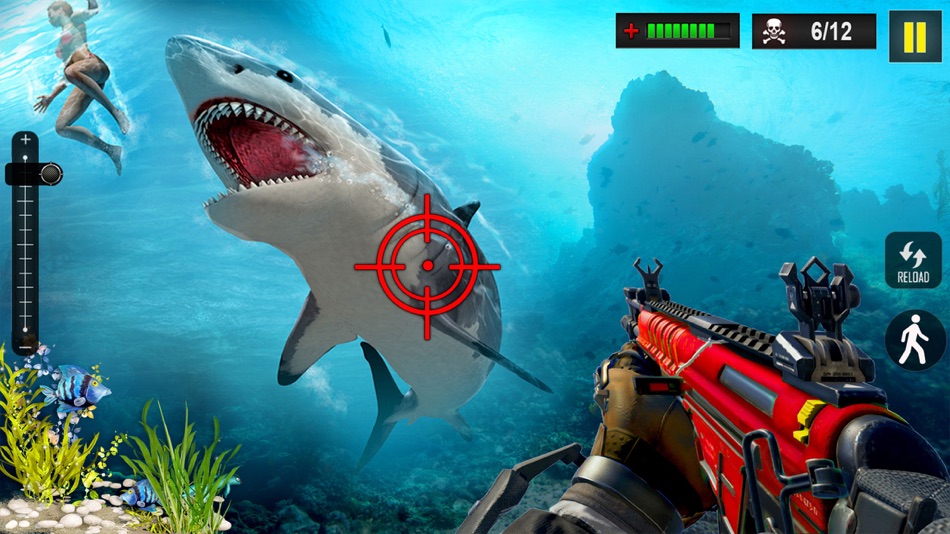 #4. Shark Attack Simulator Game 3D (iOS) Podle: Appricot Studio