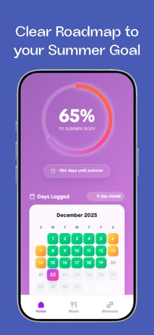 Summerbod: Fitness & Nutrition iPhone screenshot