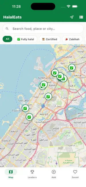 HalalEats - Halal Food Map screenshot 2