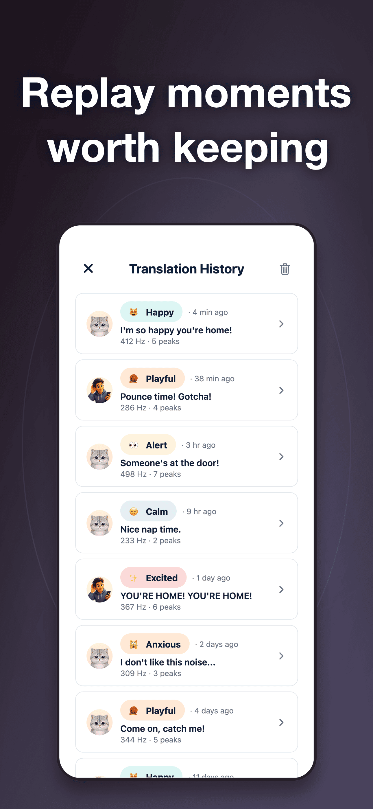 Cat Translator・Cat Sounds screenshot 5