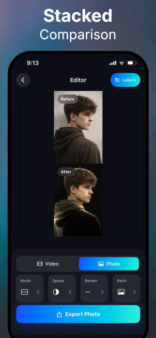 SideBy: Before & After Maker Screenshot 5 of 6