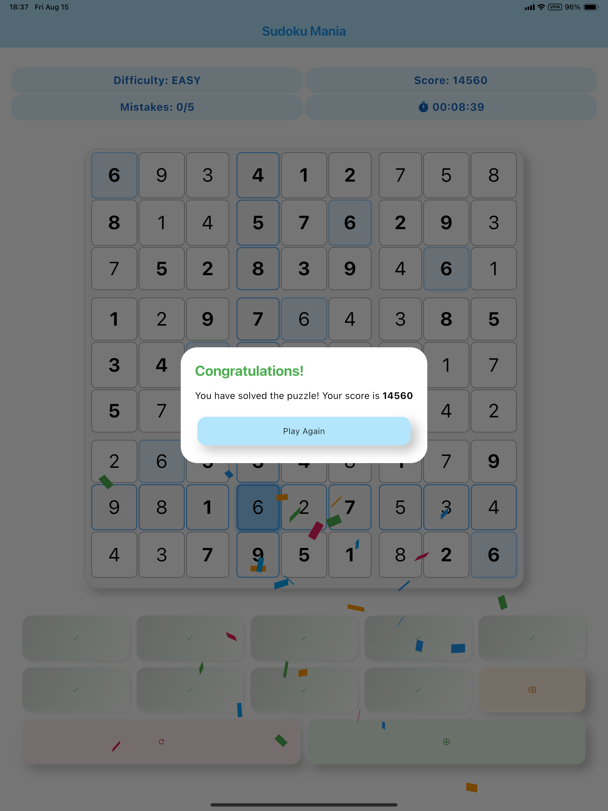 Sudoku Mania - A Classic Game screenshot 9