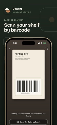 Decant: Skincare Routine iPhone screenshot