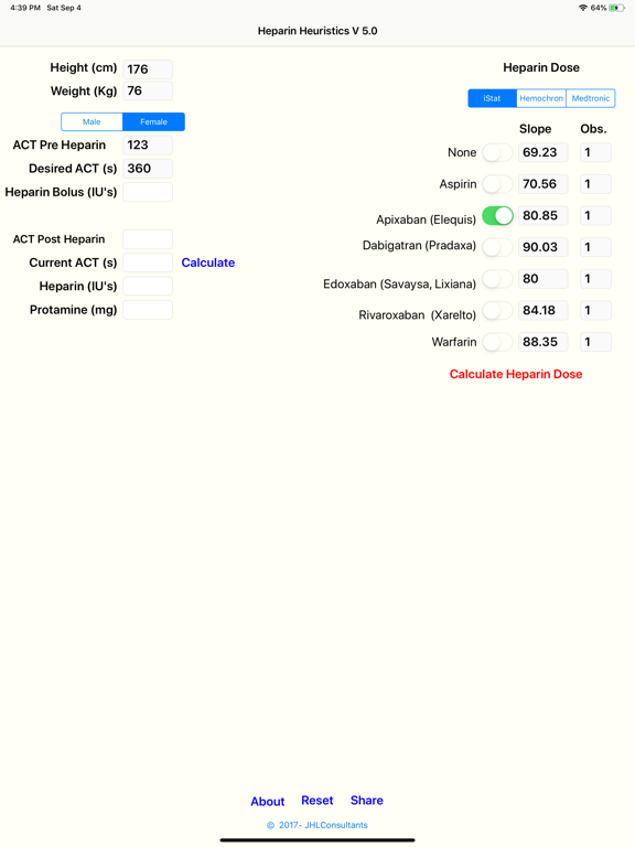 Screenshot #5 pour Heparin Heuristics Lite