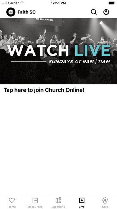 Faith Church SC iPhone screenshot 4 - Education app
