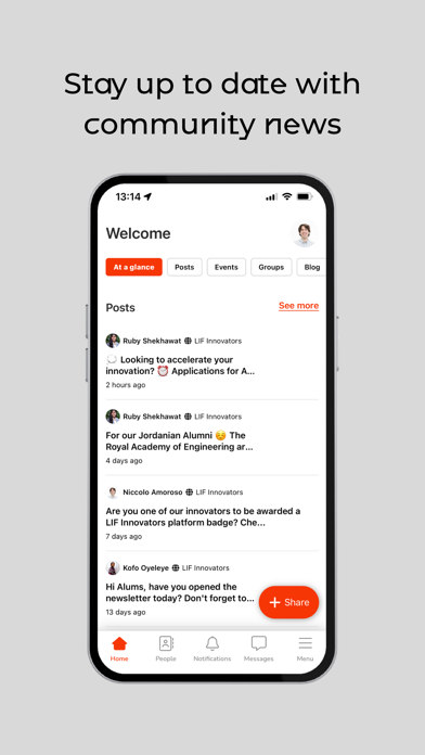 Screenshot 1 of LIF Innovators App