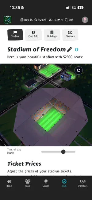 FootballManager.IO screenshot 2