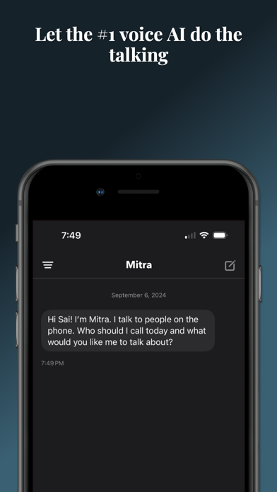 Mitra - AI Phone Assistant Screenshot