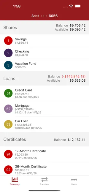 Victoria Federal CU App screenshot 2