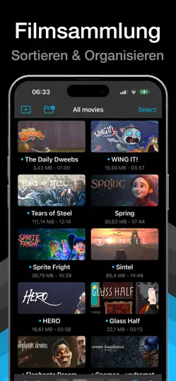 Screenshot von Movie Player - Filme & Videos auf dem iPhone 3