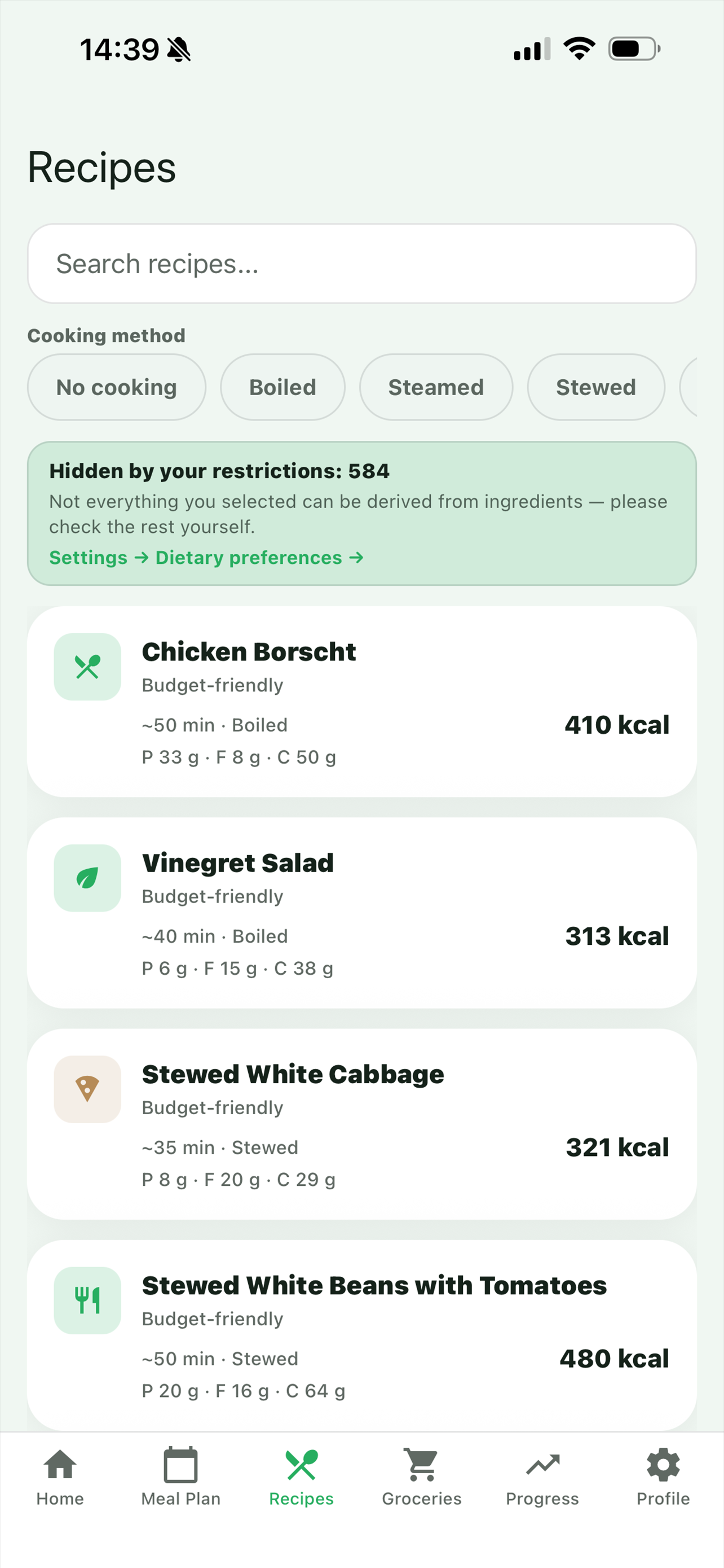 NutriLife App screenshot 3