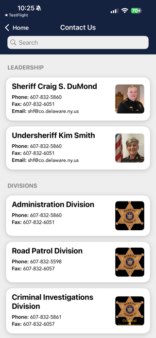 Delaware County NY Sheriff Screenshot 2 of 3