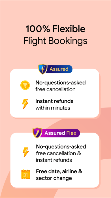 Screenshot #2 pour ixigo: Flight & Hotel Booking