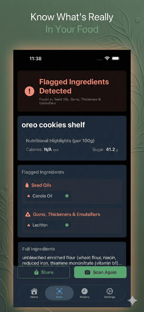 FoodLens AI screenshot 1