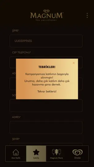 Magnum iPhone Ekran Görüntüsü 4