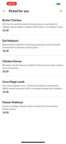 Saffron Indian Cuisine. screenshot