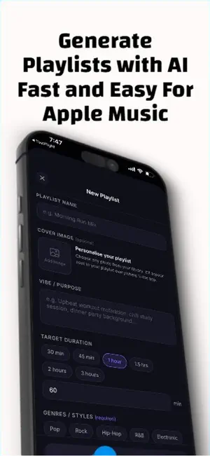 EZMix : AI Playlist Generator screenshot 1