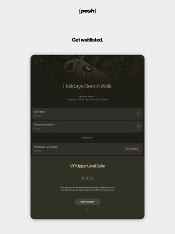 Posh – Create & Find Events iPad screenshot 10