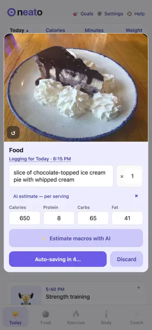 Neato - AI Health Coach screenshot 2