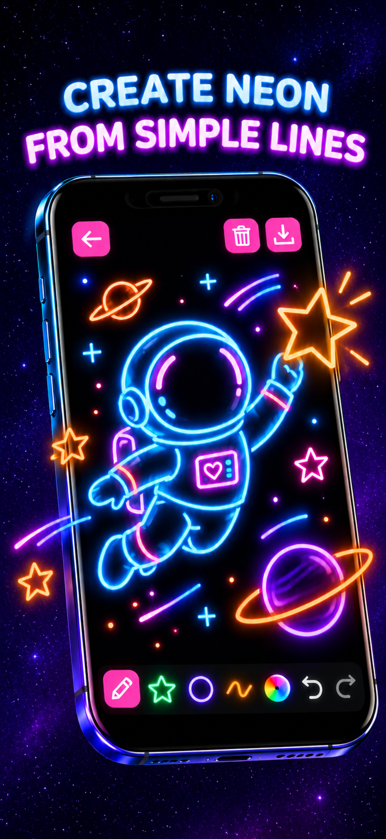Neon Draw - Glow Doodle Art