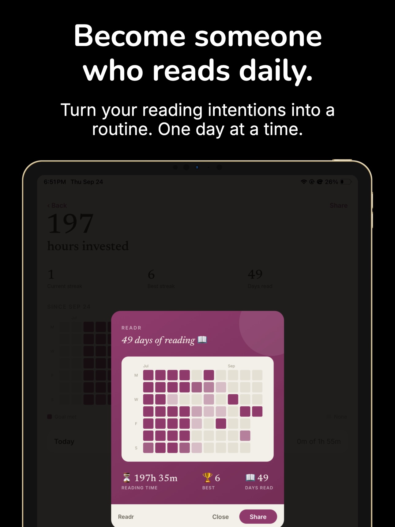 Screenshot 12 of Readr: Read to Unlock Apps
