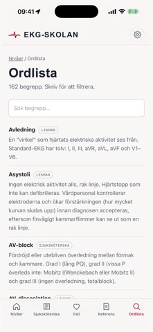 EKG-skolan screenshot 5