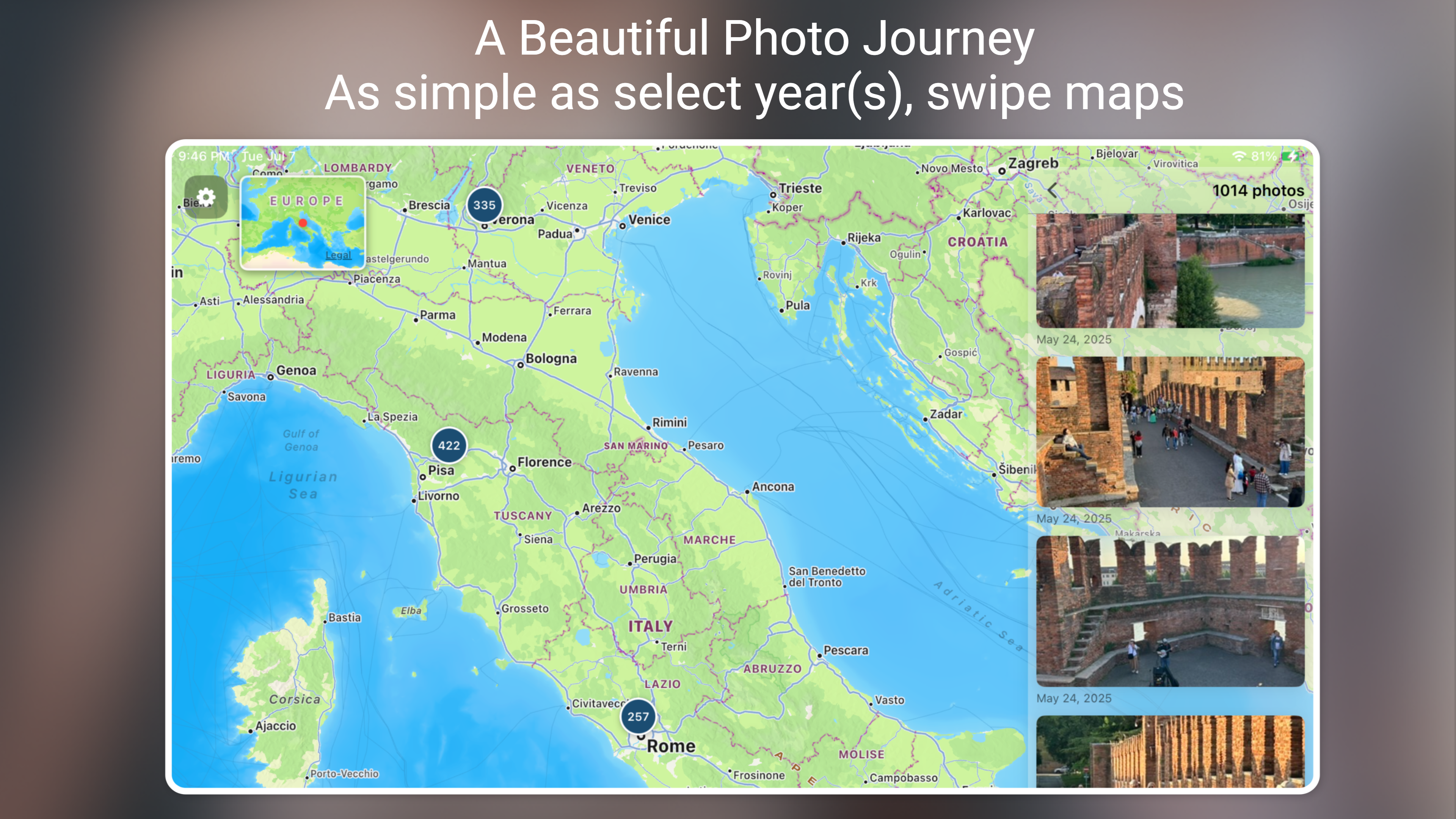 Pictour: Photo Map & Timeline screenshot 17