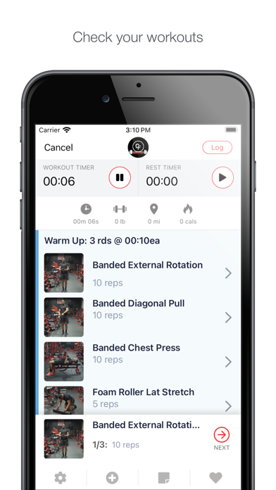 Chronos Fitness Screenshot