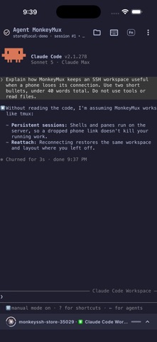 MonkeySSH iPhone screenshot 6